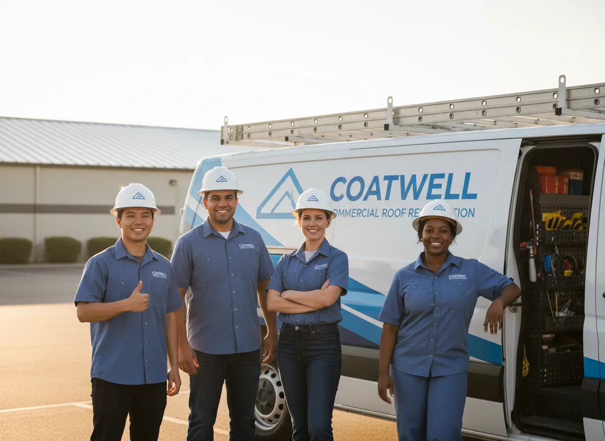 Commercial roof coating company in Exeland, WI