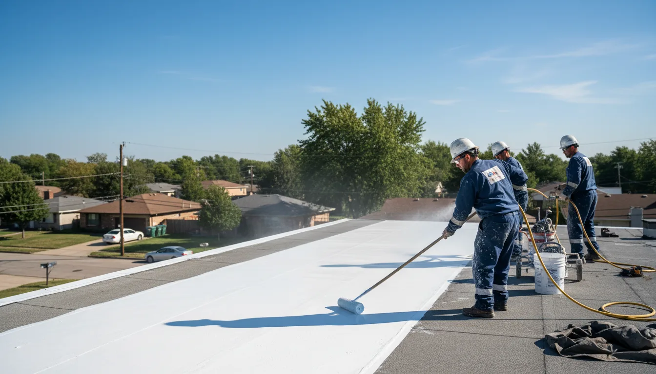 Commercial roof coating in Exeland, WI near me